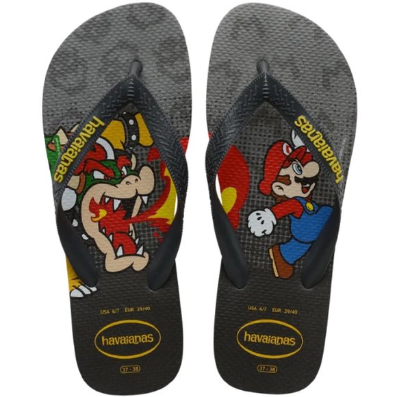 Havaianas Mario Bros Flip Flops | Toddler Size 9 | NEW - Picture 1 of 9